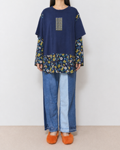 Load image into Gallery viewer, Fake layered T-shirt / ASSORTED_F