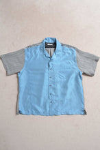 Load image into Gallery viewer, OPEN COLLAR SH_GRAY LINEN