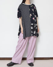 Load image into Gallery viewer, W SLEEVE TOPS_NAVY / B