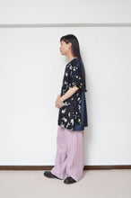 Load image into Gallery viewer, W SLEEVE TOPS_NAVY / B