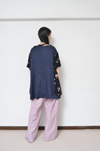 Load image into Gallery viewer, W SLEEVE TOPS_NAVY / B