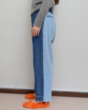 画像をギャラリービューアに読み込む, PANEL DENIM SLACKS / 01 size A