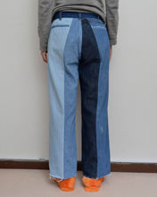 画像をギャラリービューアに読み込む, PANEL DENIM SLACKS / 01 size A