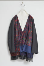 Load image into Gallery viewer, SCARF-LINED FRINGE JK/01