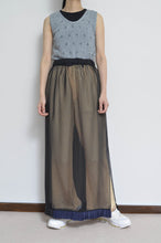 画像をギャラリービューアに読み込む, CHIFFON LONG SK 01/BLK