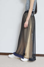 画像をギャラリービューアに読み込む, CHIFFON LONG SK 01/BLK