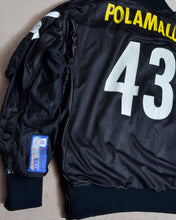 Load image into Gallery viewer, CUT UP MA-1 / FOOTBALL T / BLACK / 02 size