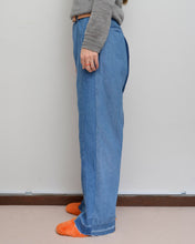 画像をギャラリービューアに読み込む, PANEL DENIM SLACKS / 02 size B