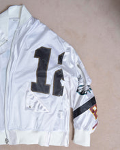 Load image into Gallery viewer, CUT UP MA-1 / FOOTBALL T / WHT / 02 size