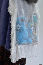Load image into Gallery viewer, LACE CURTAIN FRINGE BAG/LARGE