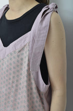 Load image into Gallery viewer, V-NECK TANK_LONG_LINEN 01/PINK