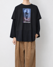 画像をギャラリービューアに読み込む, Fake layered T-shirt / BLACK_F