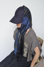 Load image into Gallery viewer, SCARF DROOPY CAP / 25SS_NAVY_02