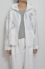 画像をギャラリービューアに読み込む, TABLE CLOTH ZIP-UP HOODIE/WHT/01 size_003