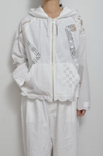 画像をギャラリービューアに読み込む, TABLE CLOTH ZIP-UP HOODIE/WHT/01 size_003