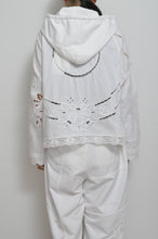 画像をギャラリービューアに読み込む, TABLE CLOTH ZIP-UP HOODIE/WHT/01 size_003