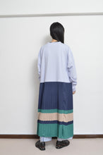 Load image into Gallery viewer, PLEATS OP_PRINT L/ST (02_PUR/PARASOL)