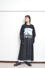 画像をギャラリービューアに読み込む, PLEATS OP_PRINT L/S T (02_BLK/PARASOL)