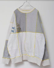 画像をギャラリービューアに読み込む, Panel sweat pullover contrast stitch / 02size_C