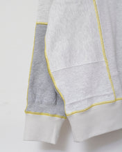 画像をギャラリービューアに読み込む, Panel sweat pullover contrast stitch / 02size_C