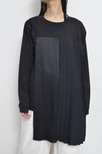Load image into Gallery viewer, PLEATS L/ST 01/BLK