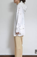 画像をギャラリービューアに読み込む, TABLE CLOTH ZIP-UP HOODIE/WHT/02 size_A