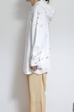 画像をギャラリービューアに読み込む, TABLE CLOTH ZIP-UP HOODIE/WHT/02 size_A