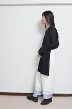 Load image into Gallery viewer, PLEATS L/ST 01/BLK