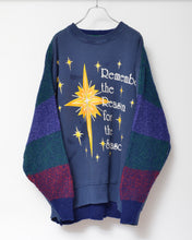 画像をギャラリービューアに読み込む, Sweat × knit switch pullover_B