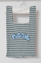 Load image into Gallery viewer, CHECK CONVINI-BAG_fab-graff/GREEN CHECK