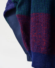 画像をギャラリービューアに読み込む, Sweat × knit switch pullover_B