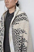 画像をギャラリービューアに読み込む, tsutae SHAWL HOODIE_SHUMAG / OFF WH×BLK