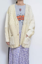 画像をギャラリービューアに読み込む, SWITCHING KNIT C/D(FISHERMAN'S SWEATER)_YELLOW_01size