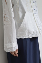 画像をギャラリービューアに読み込む, TABLE CLOTH ZIP-UP HOODIE/WHT/01 size