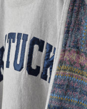 画像をギャラリービューアに読み込む, Sweat × knit switch pullover_E
