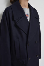 Load image into Gallery viewer, MELTON P-COAT_NAV/YELLOW_02size