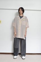 Load image into Gallery viewer, OPEN COLLAR SH_LONG_VOILE(02/BEG*PARASOL)
