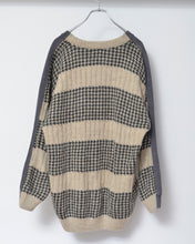 画像をギャラリービューアに読み込む, Sweat × knit switch pullover_G