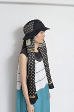 画像をギャラリービューアに読み込む, SCARF DROOPY BAGUETTE HAT / BLK