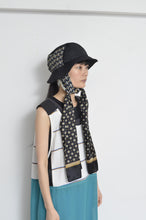 画像をギャラリービューアに読み込む, SCARF DROOPY BAGUETTE HAT / BLK