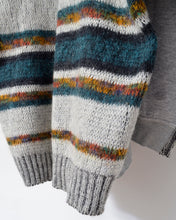 画像をギャラリービューアに読み込む, Sweat × knit switch pullover_H