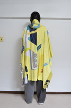 Load image into Gallery viewer, CUT AND CONNECTED C/C/L PONCHO / NEON YELLOW