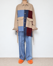 Load image into Gallery viewer, Muffler short blouson / Beige_B