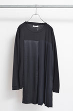 Load image into Gallery viewer, PLEATS L/ST 01/BLK