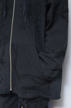 画像をギャラリービューアに読み込む, TABLE CLOTH ZIP-UP HOODIE/BLK/02 size