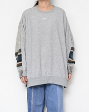 画像をギャラリービューアに読み込む, Sweat × knit switch pullover_H