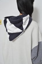 Load image into Gallery viewer, QUILT HOODIE/L GRY_02_B