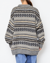 画像をギャラリービューアに読み込む, Sweat × knit switch pullover_C