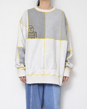 画像をギャラリービューアに読み込む, Panel sweat pullover contrast stitch / 02size_C