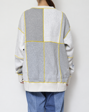 画像をギャラリービューアに読み込む, Panel sweat pullover contrast stitch / 02size_C